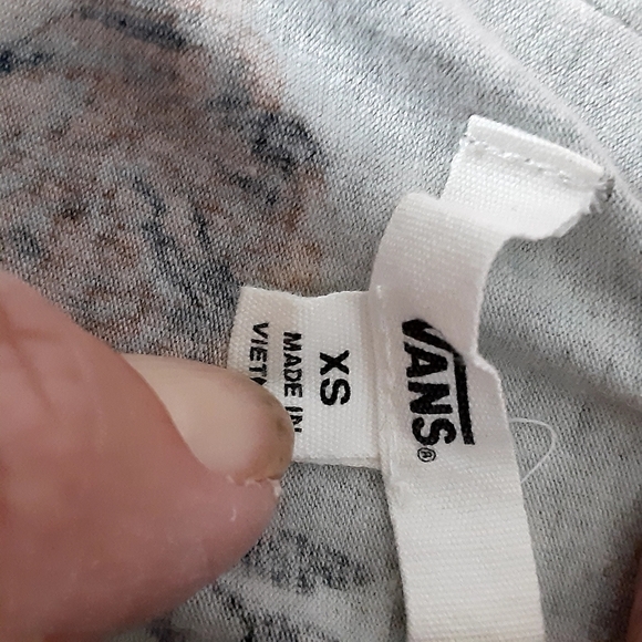 Van's floral skater dress sz xs - Picture 6 of 6